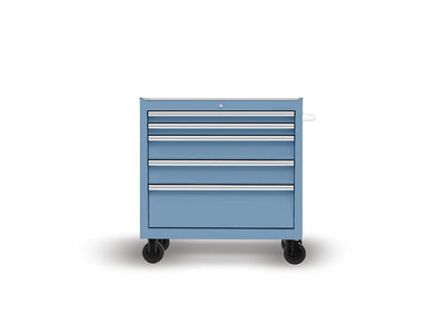 Avery Dennison SW900 Matte Metallic Frosty Blue DIY Tool Cabinet Wraps