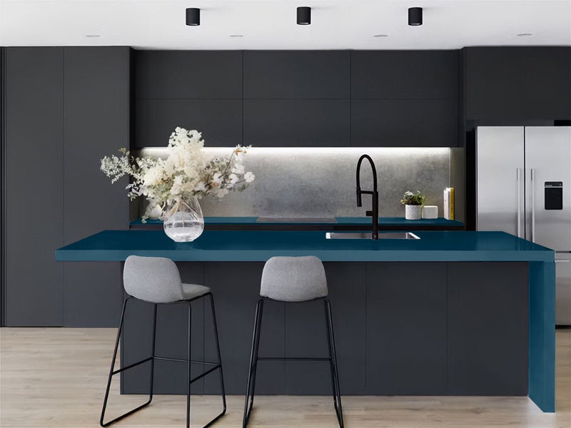 Avery Dennison™ SW900 Gloss Metallic Dark Blue Kitchen Countertop Wraps