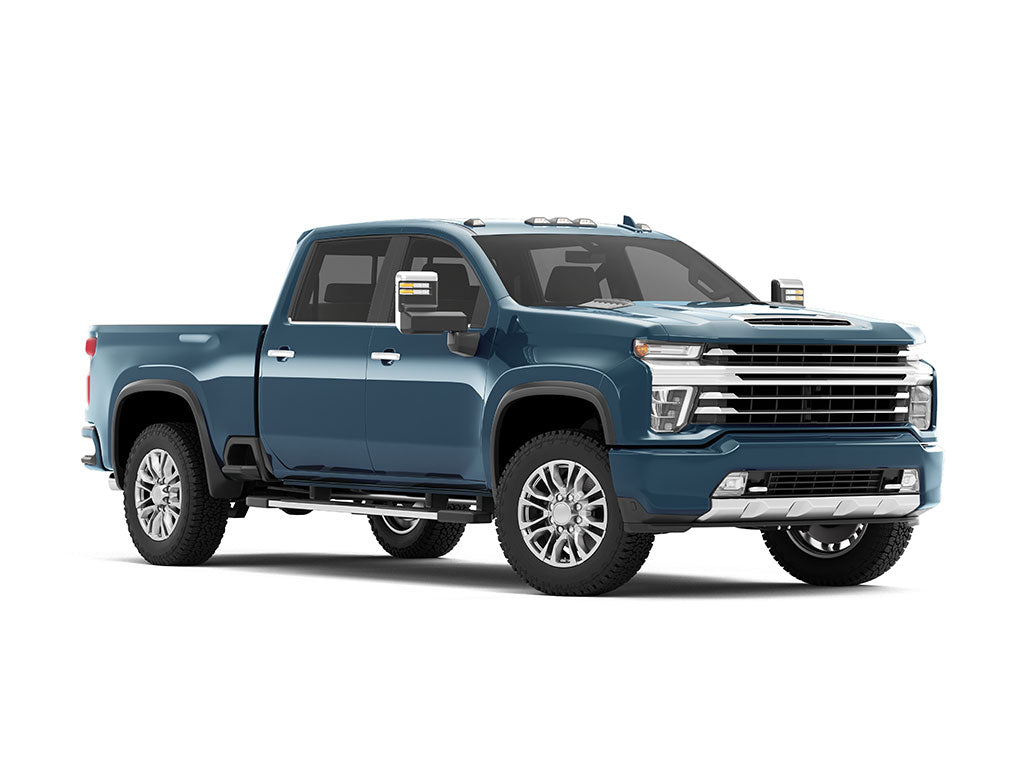 Avery Dennison metallic dark blue color change truck wrap