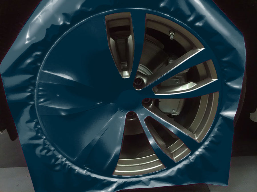 Avery Dennison™ SW900 Gloss Metallic Dark Blue Custom Wheel Installation Process