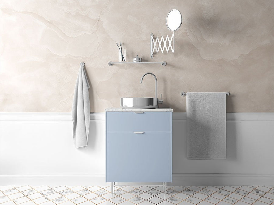Avery Dennison™ SW900 Gloss Cloudy Blue Bathroom Cabinet Wraps