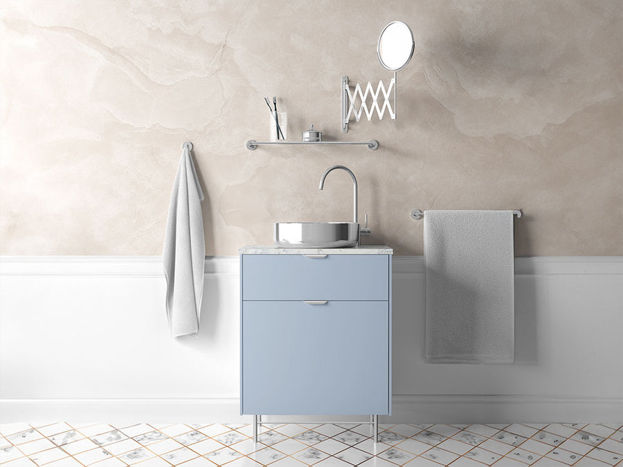 Avery Dennison™ SW900 Gloss Cloudy Blue Bathroom Cabinet Wraps