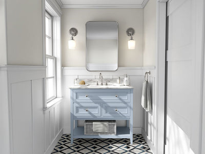 Avery Dennison SW900 Gloss Cloudy Blue DIY Bathroom Cabinet Wraps