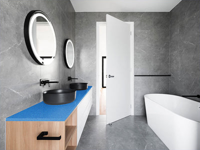 Avery Dennison™ SW900 Diamond Blue Bathroom Countertop Wraps