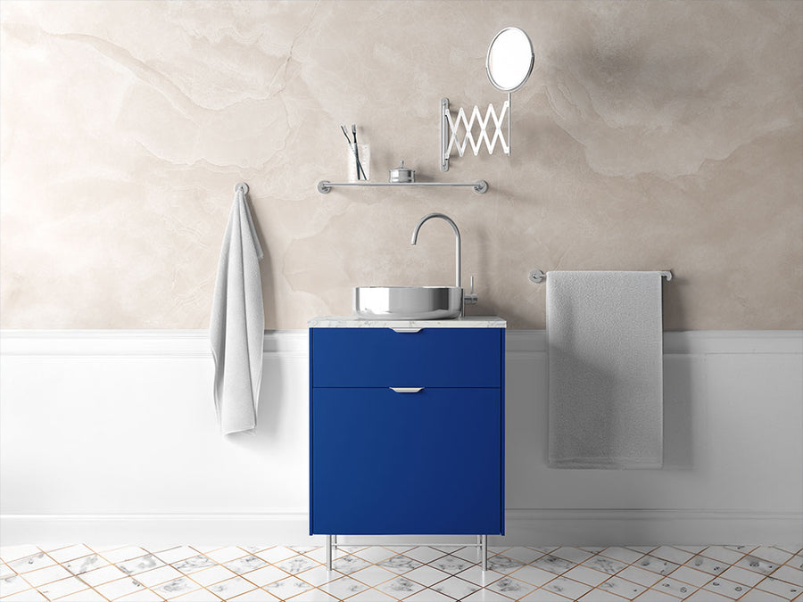 Avery Dennison™ SW900 Gloss Dark Blue Bathroom Cabinet Wraps