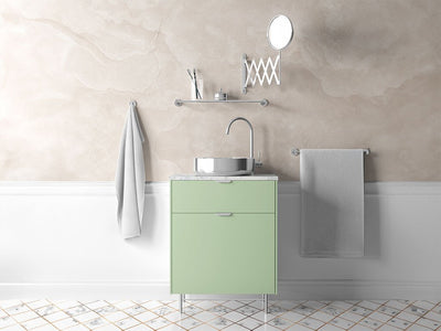 Avery Dennison™ SW900 Gloss Light Pistachio Bathroom Cabinet Wraps
