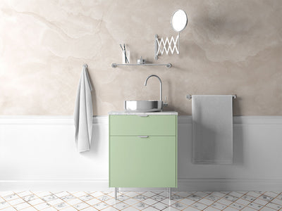 Avery Dennison™ SW900 Gloss Light Pistachio Bathroom Cabinet Wraps