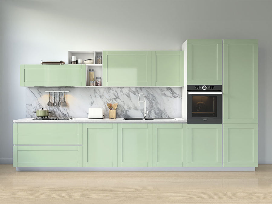 Avery Dennison™ SW900 Gloss Light Pistachio Kitchen Cabinet Wraps