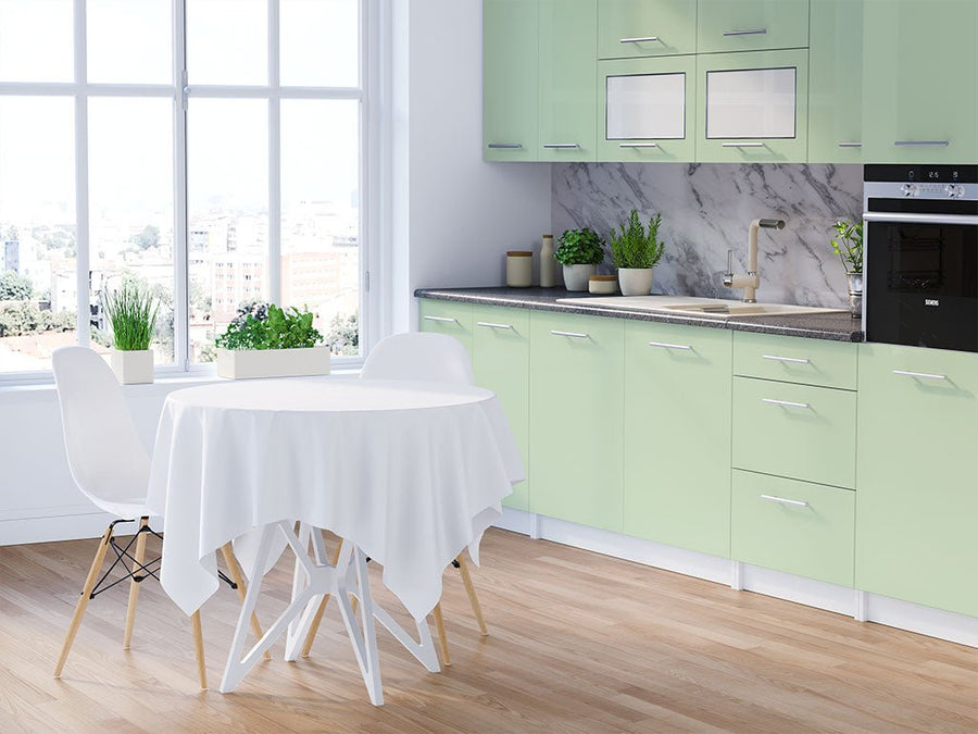 Avery Dennison SW900 Gloss Light Pistachio DIY Kitchen Cabinet Wraps