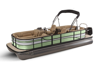 Avery Dennison SW900 Gloss Light Pistachio Pontoon Custom Boat Wrap