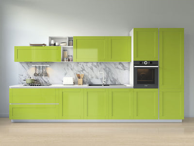 Avery Dennison™ SW900 Gloss Lime Green Kitchen Cabinet Wraps