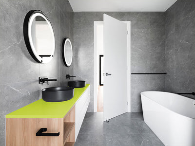 Avery Dennison™ SW900 Gloss Lime Green Bathroom Countertop Wraps