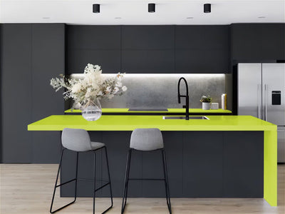 Avery Dennison™ SW900 Gloss Lime Green Kitchen Countertop Wraps