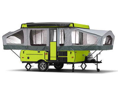 Avery Dennison SW900 Gloss Lime Green Pop-Up Camper