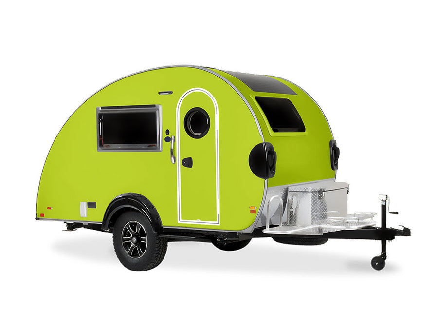 Avery Dennison SW900 Gloss Lime Green DIY Tear Drop Trailer Wraps