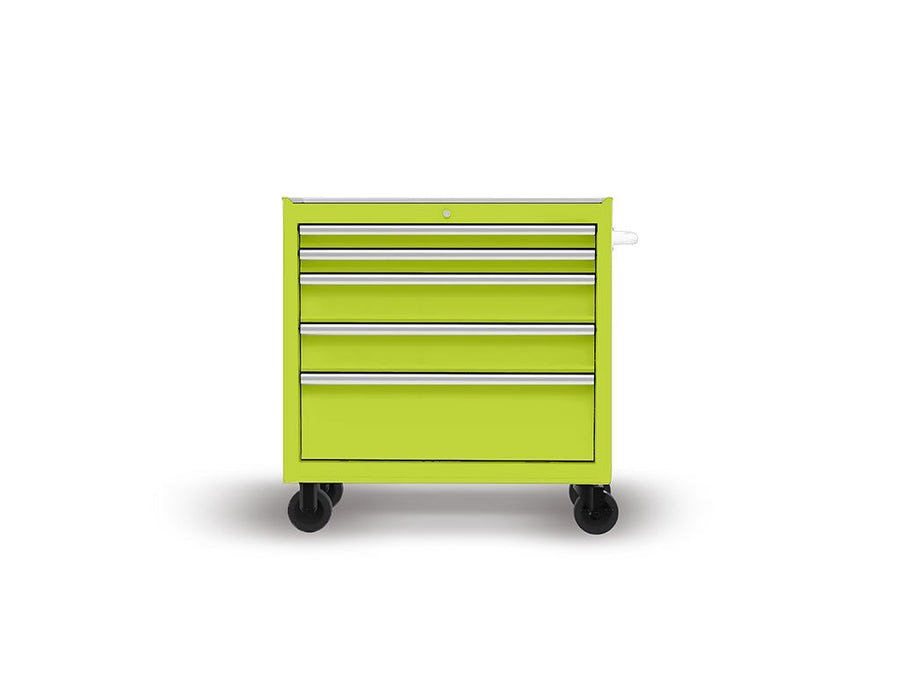 Avery Dennison SW900 Gloss Lime Green DIY Tool Cabinet Wraps