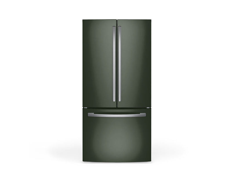 Avery Dennison SW900 Matte Olive Green DIY Built-In Refrigerator Wraps
