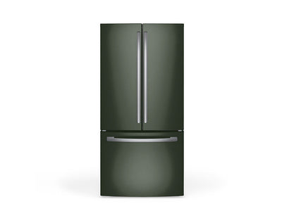 Avery Dennison SW900 Matte Olive Green DIY Built-In Refrigerator Wraps