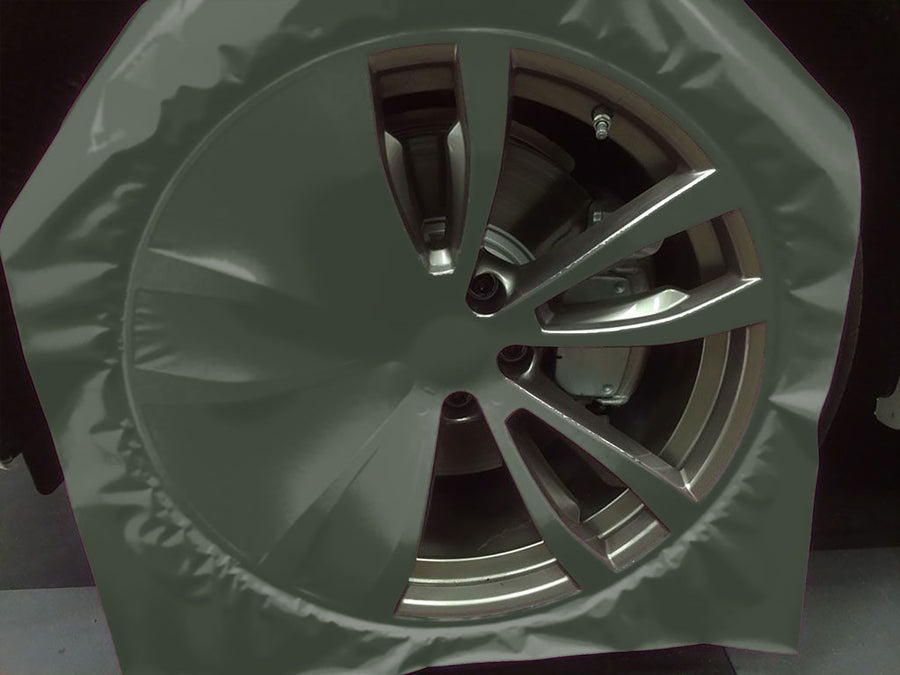 Avery Dennison™ SW900 Matte Olive Green Custom Wheel Installation Process