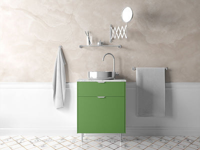 Avery Dennison™ SW900 Matte Metallic Green Apple Bathroom Cabinet Wraps