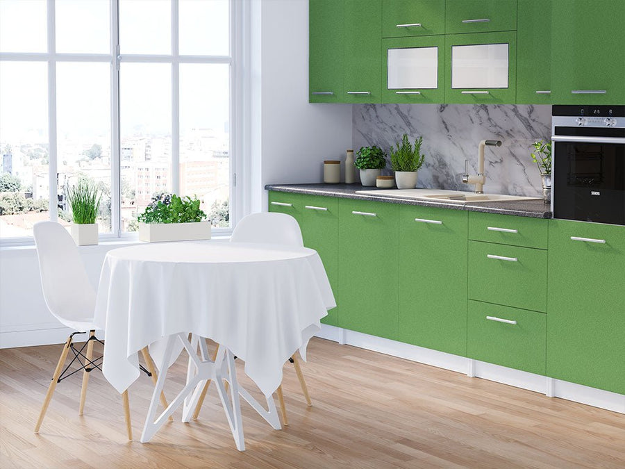 Avery Dennison SW900 Matte Metallic Green Apple DIY Kitchen Cabinet Wraps