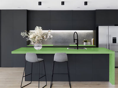Avery Dennison™ SW900 Matte Metallic Green Apple Kitchen Countertop Wraps