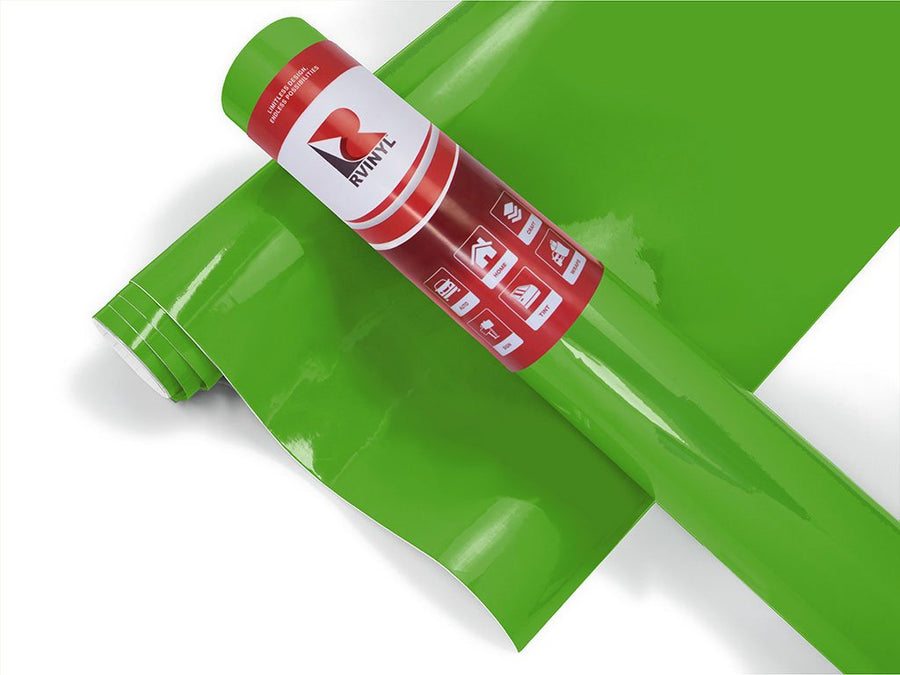 Avery Dennison SW900 Gloss Grass Green Kitchen Cabinet Wrap Color Film