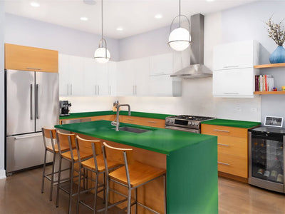Avery Dennison SW900 Gloss Metallic Radioactive Custom Kitchen Counter Wraps