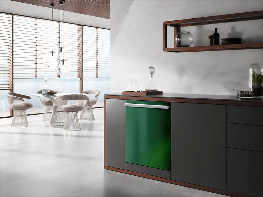 Avery Dennison™ SW900 Gloss Metallic Radioactive Wrapped Dishwasher Example