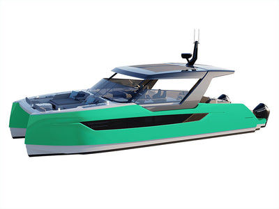 Avery Dennison SW900 Gloss Emerald Green Catamaran Dual-Hull Vinyl Film Wraps