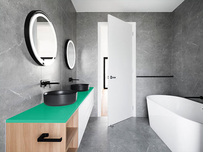Avery Dennison™ SW900 Gloss Emerald Green Bathroom Countertop Wraps