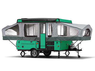 Avery Dennison SW900 Gloss Emerald Green Pop-Up Camper