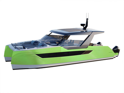 Avery Dennison SW900 Gloss Light Green Pearl Catamaran Dual-Hull Vinyl Film Wraps