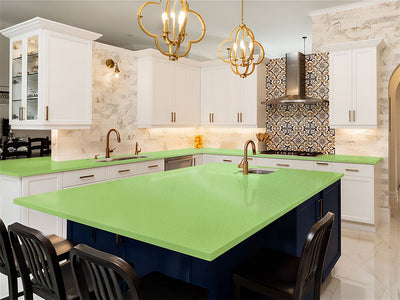Avery Dennison SW900 Gloss Light Green Pearl DIY Kitchen Counter Wraps