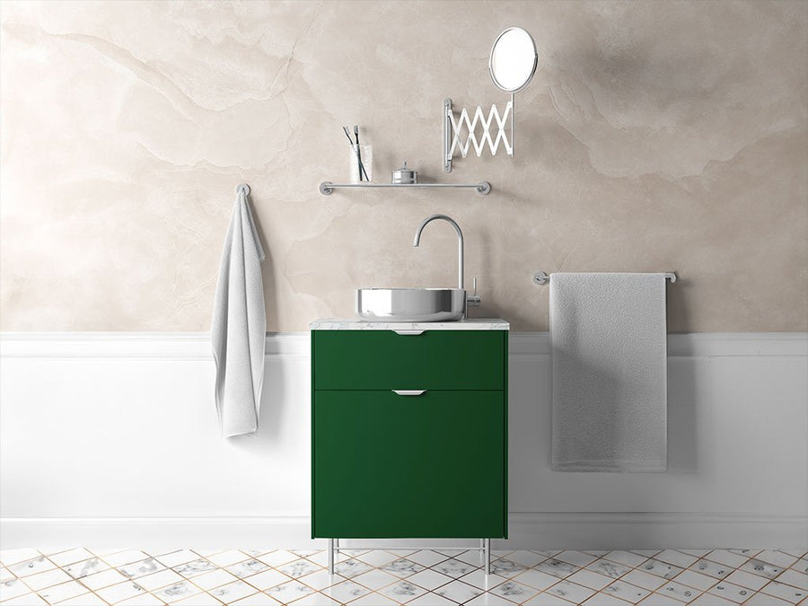 Avery Dennison™ SW900 Gloss Dark Green Bathroom Cabinet Wraps
