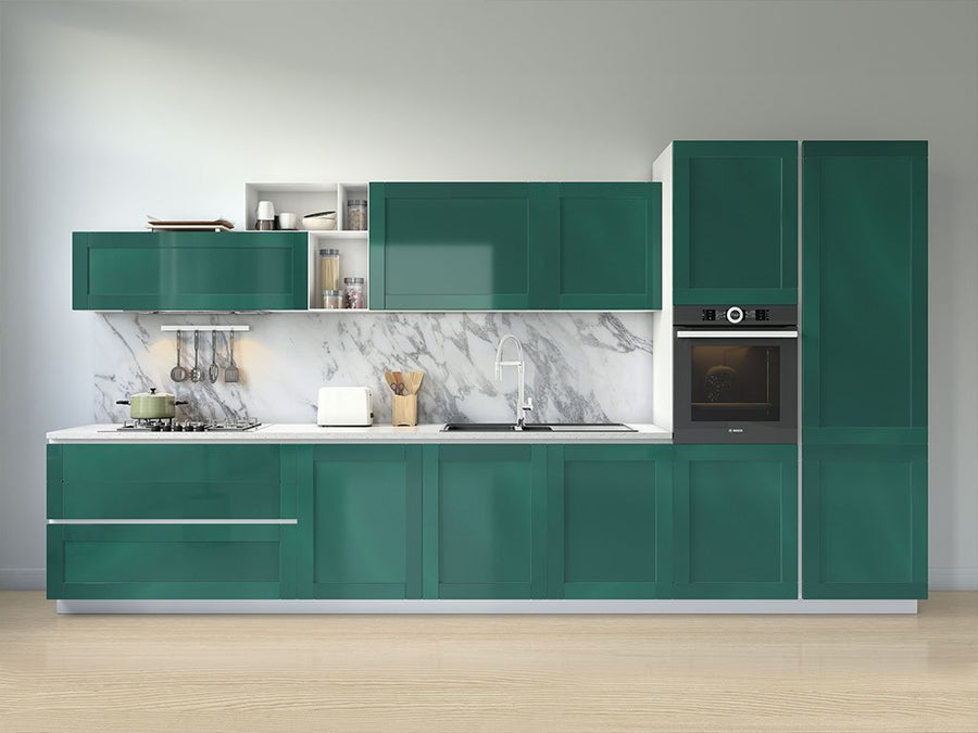 Avery Dennison™ SW900 Gloss Dark Green Pearl Kitchen Cabinet Wraps