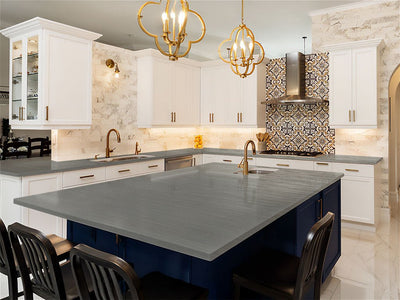 Avery Dennison SW900 Brushed Titanium DIY Kitchen Counter Wraps