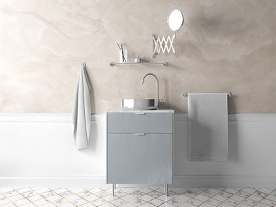 Avery Dennison™ SW900 Brushed Aluminum Bathroom Cabinet Wraps