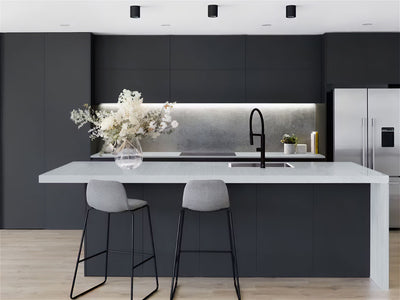 Avery Dennison™ SW900 Brushed Aluminum Kitchen Countertop Wraps