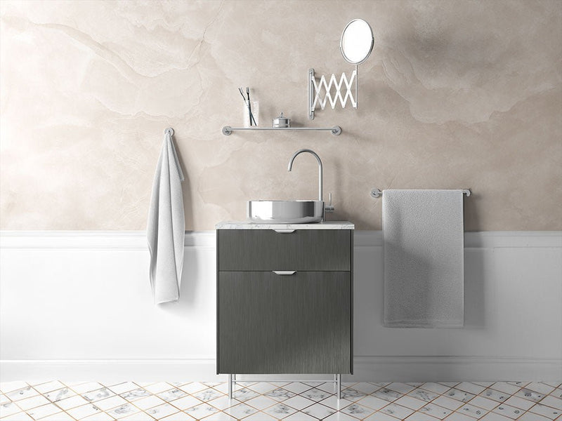 Avery Dennison™ SW900 Brushed Steel Bathroom Cabinet Wraps