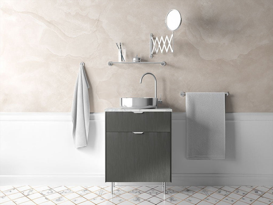Avery Dennison™ SW900 Brushed Steel Bathroom Cabinet Wraps