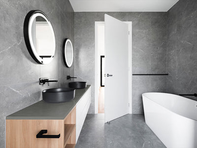 Avery Dennison™ SW900 Brushed Steel Bathroom Countertop Wraps