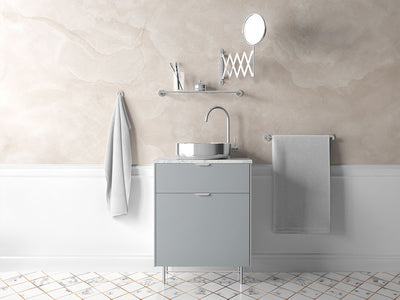 Avery Dennison™ SW900 Gloss Metallic Quick Silver Bathroom Cabinet Wraps