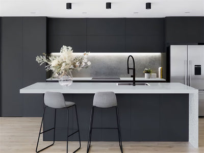 Avery Dennison™ SW900 Gloss Metallic Quick Silver Kitchen Countertop Wraps