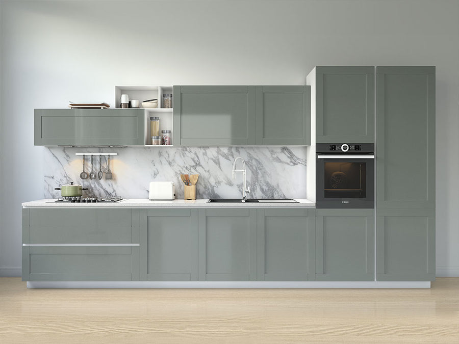 Avery Dennison™ SW900 Matte Metallic Anthracite Kitchen Cabinet Wraps