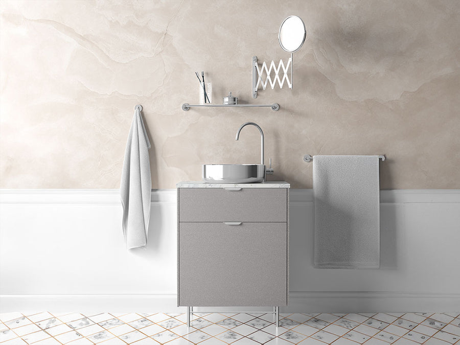 Avery Dennison™ SW900 Diamond Silver Bathroom Cabinet Wraps