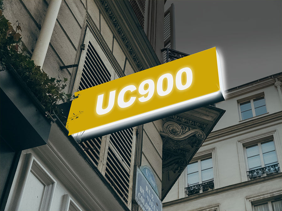 Avery UC900 Pantone 116 C Translucent Vinyl Sign