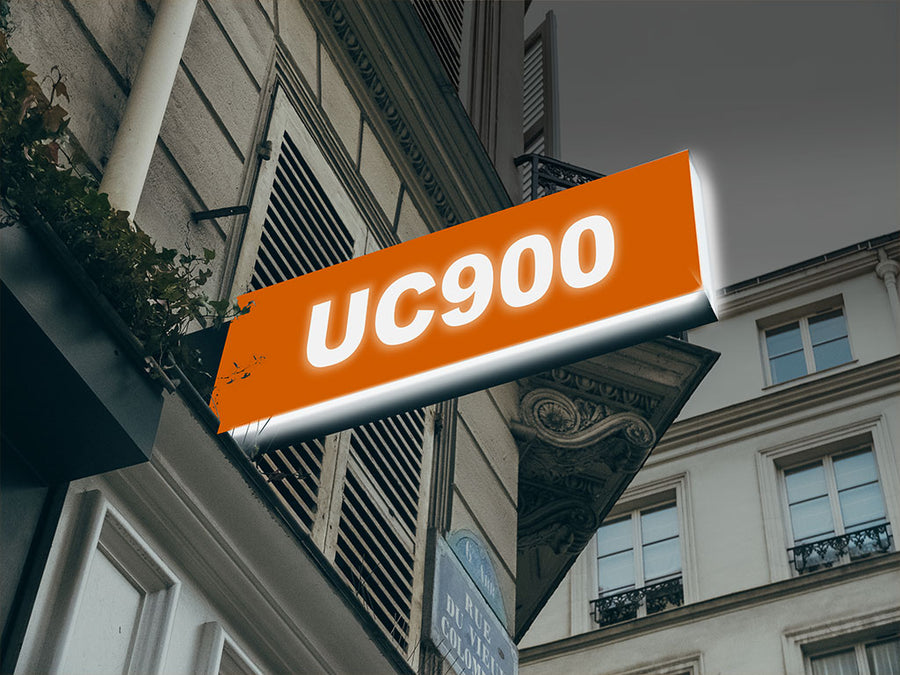 Avery UC900 Orange Translucent Vinyl Sign