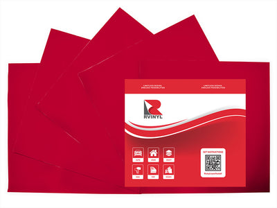 Avery UC900 Pantone 200 C Translucent Craft Vinyl Sheet Pack