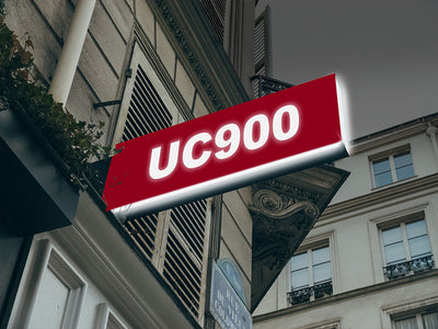 Avery UC900 Vivid Red Translucent Vinyl Sign
